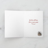 Carte Bunny de neige Dia del Padre (Intérieur)