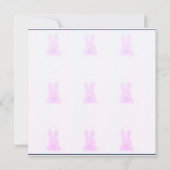 Carte Bunny de Pâques (Dos)