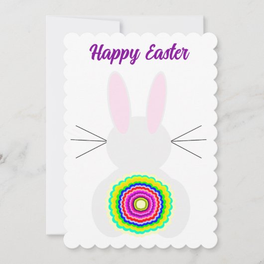 Carte Bunny de Pâques (Devant)