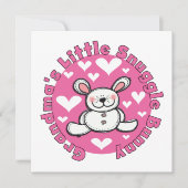 Carte Bunny de petite petite antinelle de grand-mère (Devant)