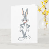 Carte BUNNY™ debout (Fleur jaune)