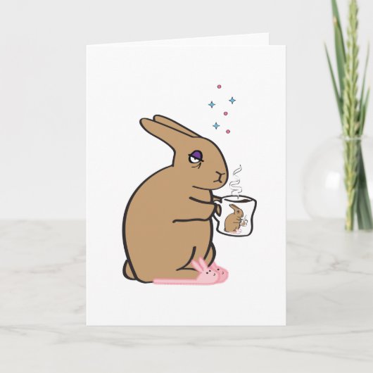 CARTE BUNNY DU MATIN (Devant)