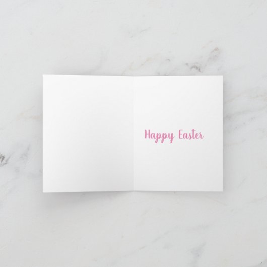 Carte Bunny Happy Pâques (Intérieur)