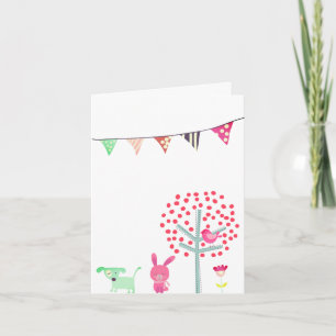 Carte Bunny Happy Pâques