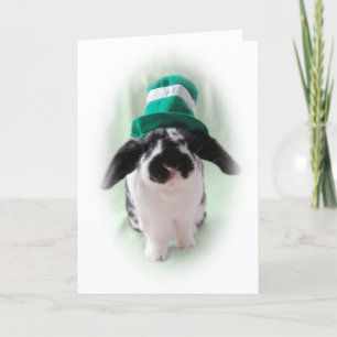 Carte Bunny Leprechaun