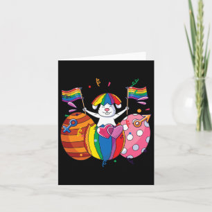 Carte Bunny Lgbt Q Pride Pâques mignonne Rabbit Ally Gay