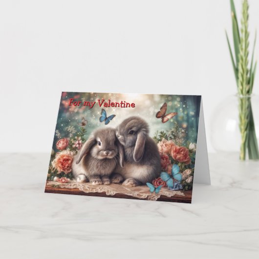 Carte Bunny Love (Devant)