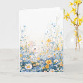 Carte Bunny Meadow Mayhem (Fleur jaune)