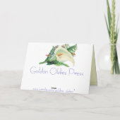 Carte Bunny Pâques vintage (Dos)