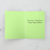 Carte Bunny Pâques vintage (Intérieur)