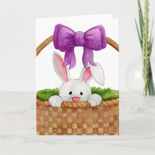 Carte Bunny Peek-a-Boo