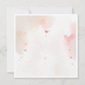 Carte Bunny romantique (Dos)