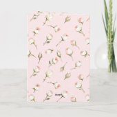 Carte Bunny Roses Floral Anniversaire (Dos)