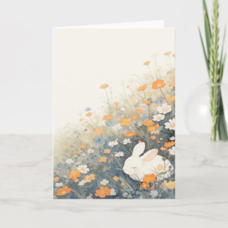 Carte Bunny Sleepy Haven