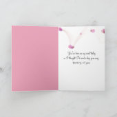 Carte Bunny tenant une coupe de café (Intérieur)