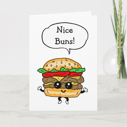 Carte Buns, Pun À Repas, Flirty Boyfriend/Girfriend (Devant)