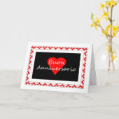 Carte Buon Anniversario - anniversaire heureux dans (Fleur jaune)