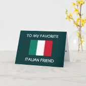 CARTE BUON COMPLEANNO ****CARTE D'AMI ITALIEN**** (Fleur jaune)