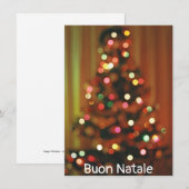 Carte Buon Natale (Devant / Derrière)