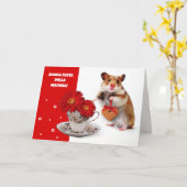 Carte Buona Festa della Mamma en italien (Fleur jaune)