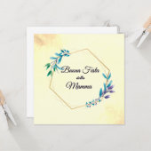 Carte Buona Festa della Mamma | Joyeux anniversaire (Devant/Arrière en situation)