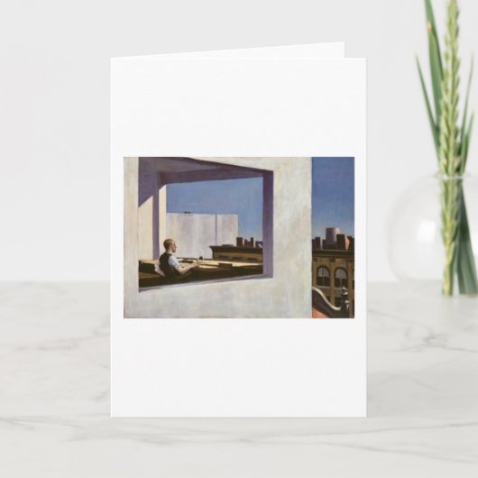 Carte Bureau dans une petite ville - Edward Hopper (Devant)