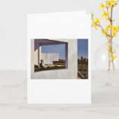 Carte Bureau dans une petite ville - Edward Hopper (Fleur jaune)