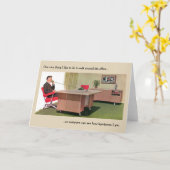 Carte Bureau Rétro - Le chef Delusionnel, (Fleur jaune)