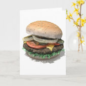 Carte Burger (Fleur jaune)