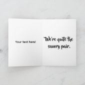 Carte Burger et Fries Valentine's Day Card (Intérieur)