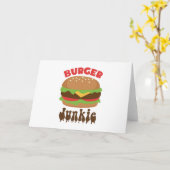 Carte Burger Junkie (Fleur jaune)
