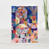 Carte Burggarten (Jardin du Château) - Paul Klee - (Devant)