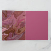 Carte Burgundy taupe Marble gift bag (Intérieur)