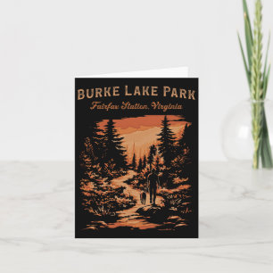 Carte Burke Lake Park Fairfax Station Virginia Randonnée
