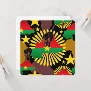 Carte Burkina Faso Carte, drapeau et première révolution