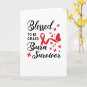 Carte Burn Survivor Don | Accident de brûlure de victime (Fleur jaune)