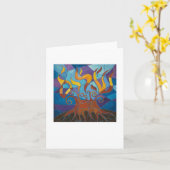 Carte Burning Bush Mosaic Card (Fleur jaune)