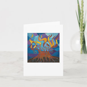 Carte Burning Bush Mosaic Card