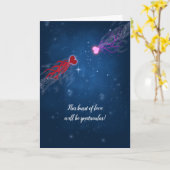 Carte Burst of Love - Valentine's Da7 (Fleur jaune)