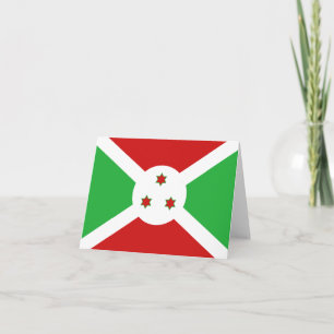 Carte Burundi drapeau