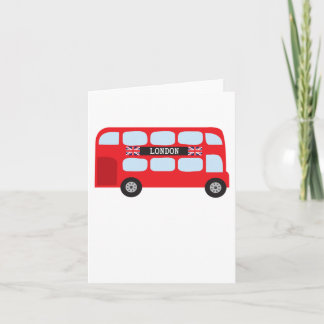 Carte Bus à deux étages de Londres