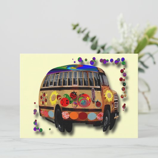 Carte Bus Ladybug (Debout devant)