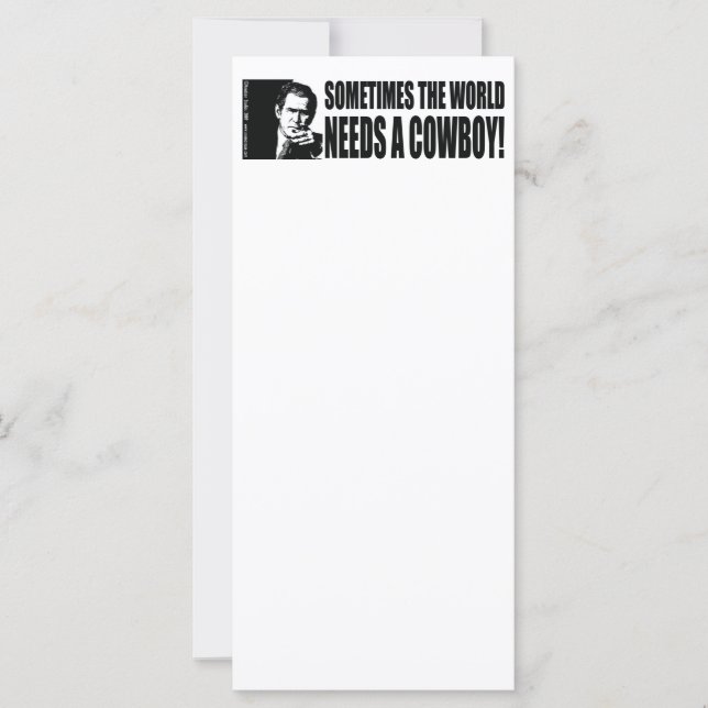 Carte Bush Cowboy (Devant)