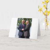 Carte Bush et Poutine (Fleur jaune)