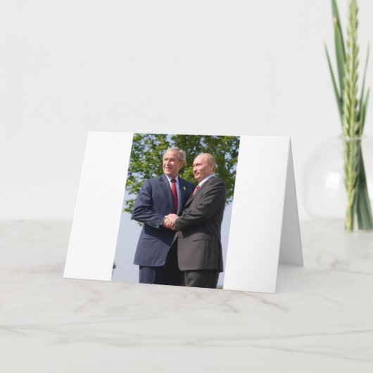 Carte Bush et Poutine (Devant)