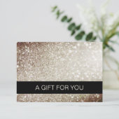 Carte BUSINESS CERTIFICACE cadeau pour vous (Debout devant)