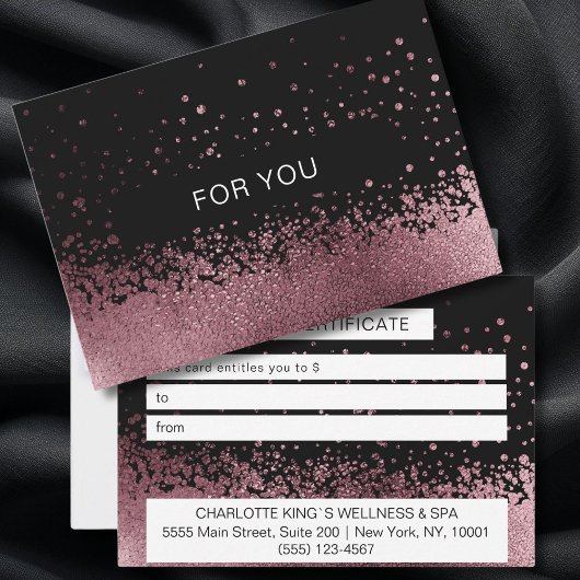 Carte BUSINESS CERTIFICACE cadeau pour vous