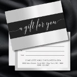 Carte BUSINESS CERTIFICACE cadeau pour vous<br><div class="desc">Un design élégant et raffiné,  blush. Attention : Dans le processus de production,  aucun film réel n'est utilisé,  mais seule la couleur est bien imprimée. Ajoutez vos données,  logo,  détails de l'entreprise et photos en quelques minutes.</div>