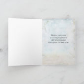 Carte Business Christmas Tree Winter Snow Frost Custom (Intérieur)