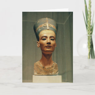 Carte Buste de la Reine Nefertiti, vue de face